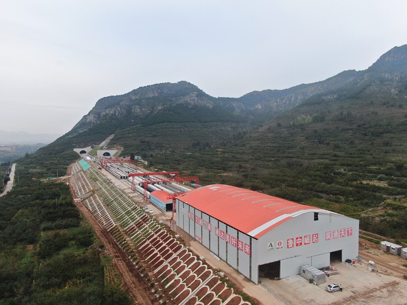 臨臨高速六標北安樂預制場30米箱梁、40米T梁預制任務圓滿完成