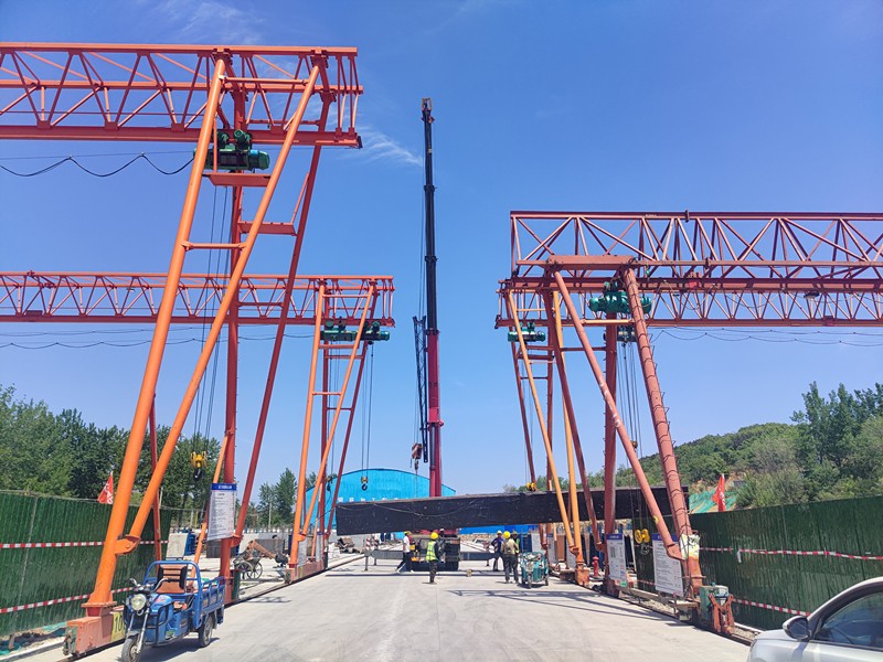 煙臺梁場項目緊抓工程進度不放松