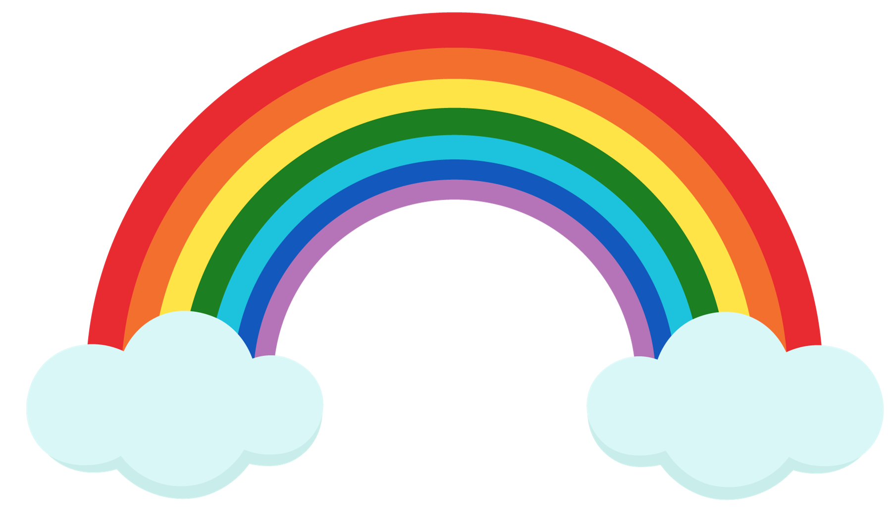 千庫網_矢量卡通彩虹云朵元素_元素編號11902783 千庫網_矢量卡通彩虹云朵元素_元素編號11902783