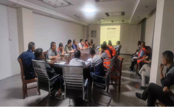 抓質量、保安全、促進度--文昌湖預制場項目部工地例會見實效