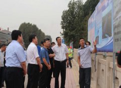 淄博市市長周連華來工地調研